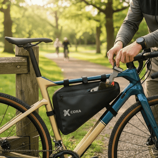 Coxa ramväska trekantig top tube bag - coxacarry.com