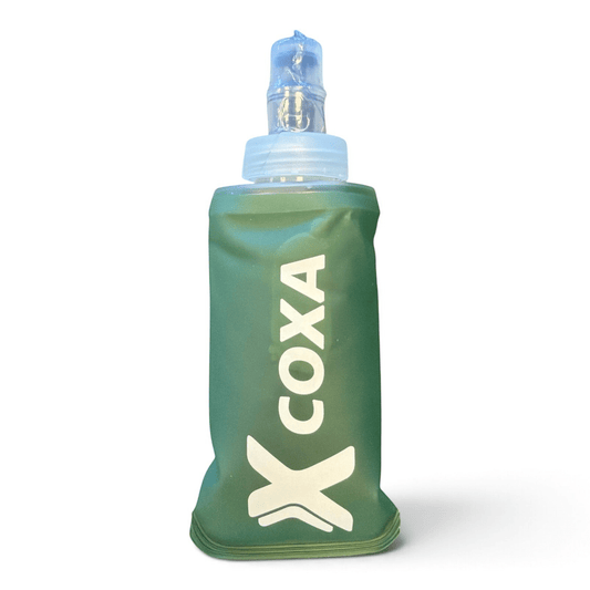 COXA Softflask 150 ml med kardborre grön - coxacarry.com