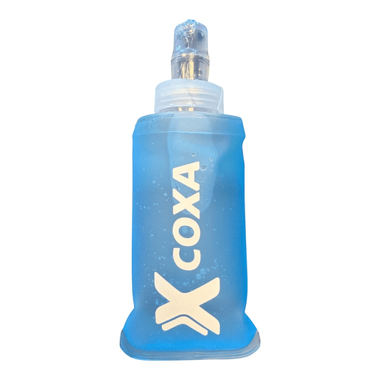 COXA Softflask 150 ml med kardborre Ljusblå - coxacarry.com